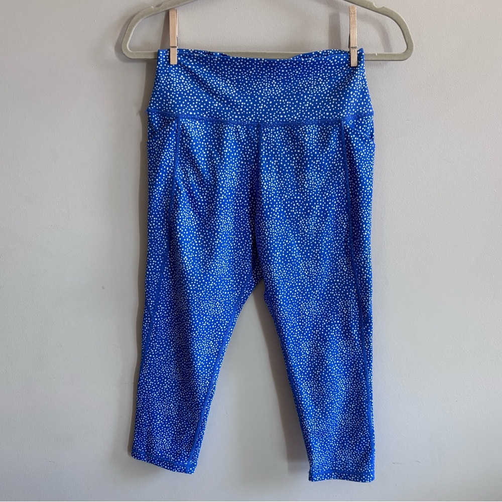 Senita Athletics Blue Dot 3/4 Leggings